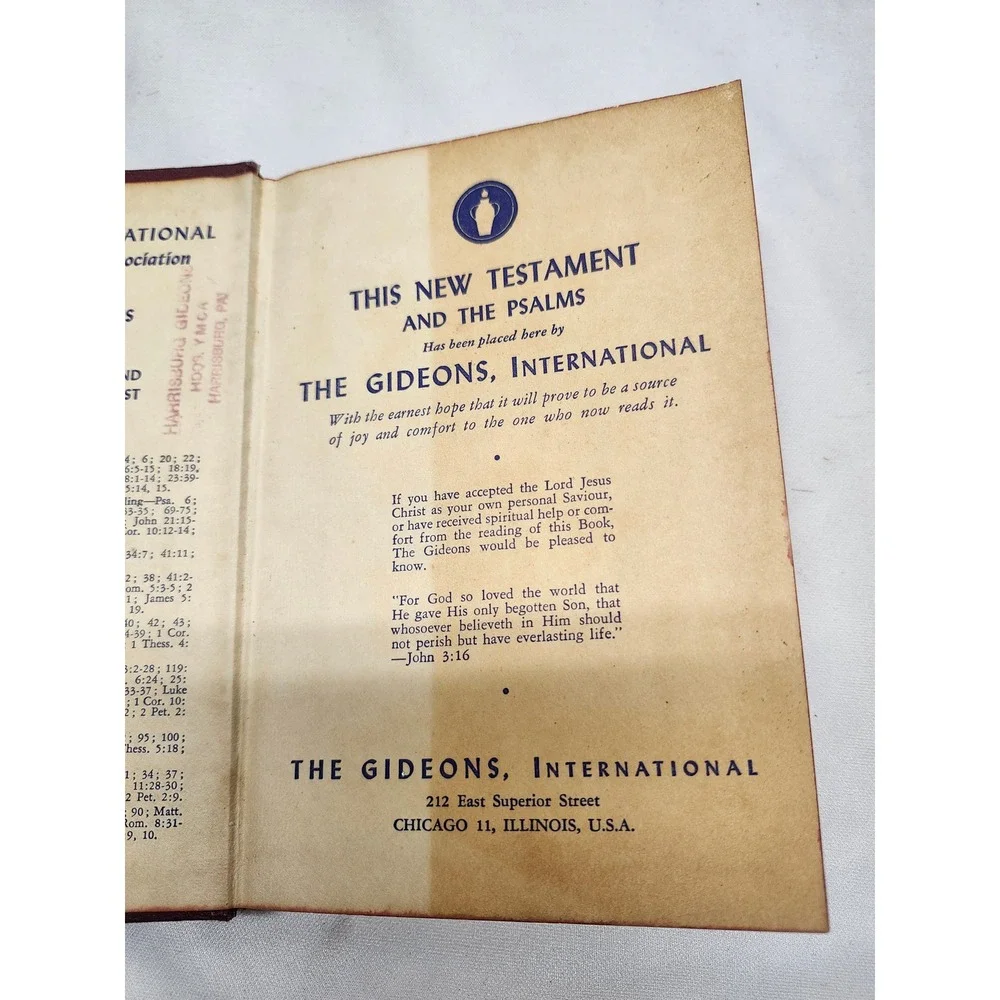 Gideons International vintage gideon